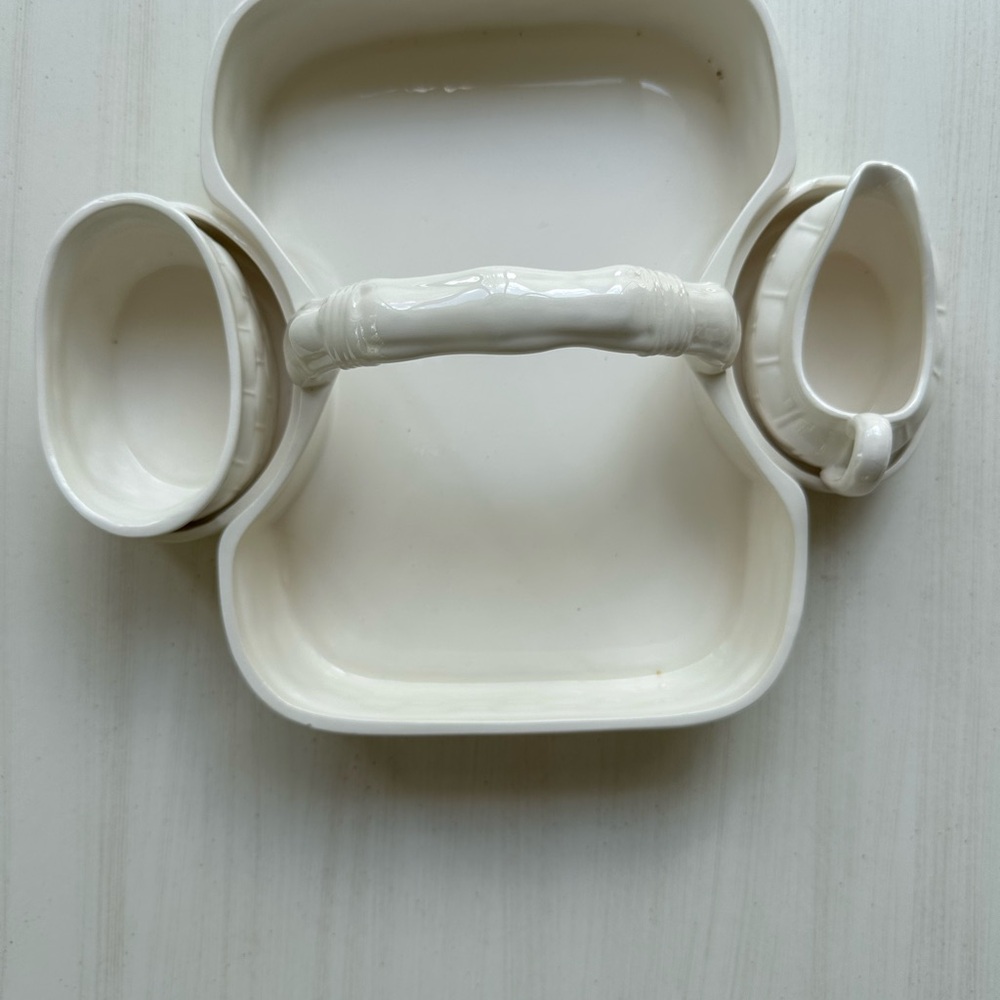 Tiffany & Co Vintage Strawberry Basket Tray with Serving Set
